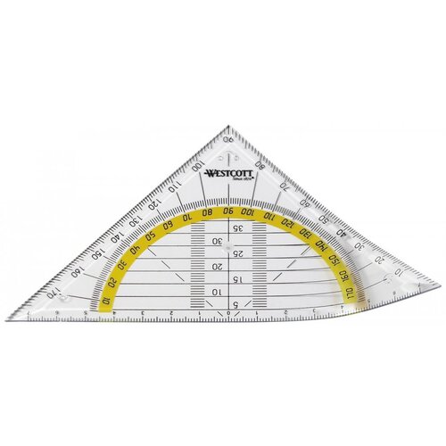  Ravnilo trikotnik geo flex westcott e-10132 bp blister Slike