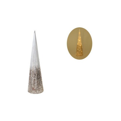 Shiny cone, jelka, svetlucava, zlatna, 60cm ( 760015 ) Slike