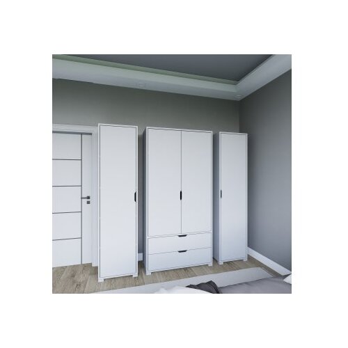 Hanah home Ormar Duru 1600-023, 170x183x45 cm, Bijela Slike