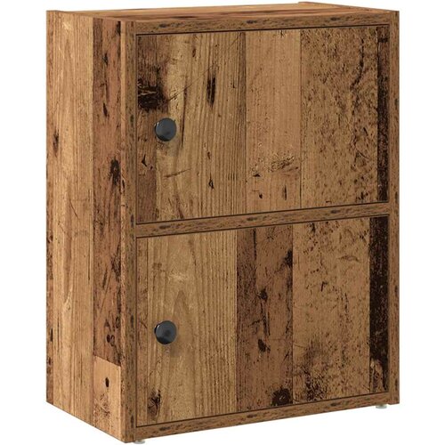 Maison Chic Knjižna omara - Knjižni regal starinski les 40x24x52 cm inženirski les, (21725838) Slike