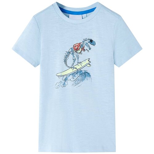 vidaXL Dječja majica svjetloplava 104 Cijene