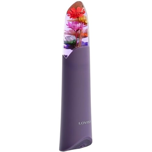 LOVISS Flower - mini vibrator u obliku &amp;scaron;tapića (ljubičasti) Slike