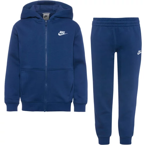 Nike Sportswear Odjeća za vježbanje 'Club' plava / bijela