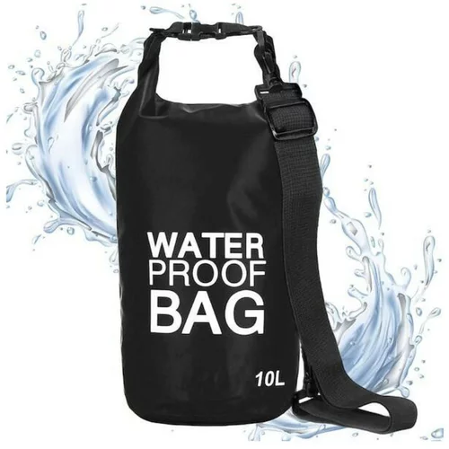 springos Vodotesna torba za vodne športe 10L črna