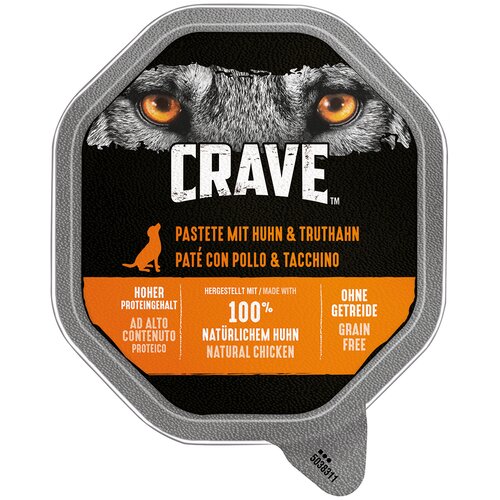 CRAVE Adult pa&amp;scaron;teta - 7 x 150 g pi&amp;scaron;čanec &amp;amp; puran Slike