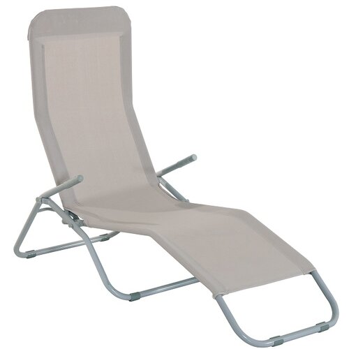 SUNFUN Ležaljka za sunčanje Marissa (D x &amp;Scaron; x V: 137 x 63 x 103 cm, Sive boje) Slike