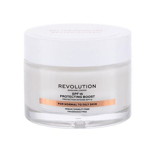 Revolution Moisture Cream Normal to Oily Skin SPF15 vlažilna krema za normalno do mastno kožo 50 ml za ženske Slike