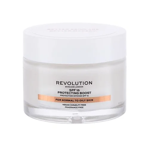 Revolution Moisture Cream Normal to Oily Skin SPF15 vlažilna krema za normalno do mastno kožo 50 ml za ženske