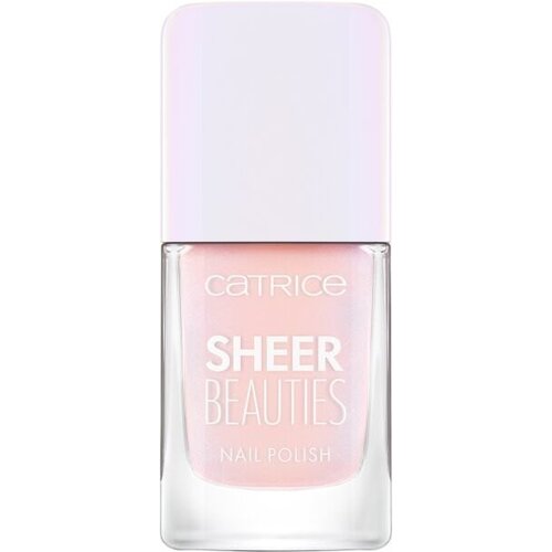 Catrice Sheer Beauties Nail Polish lak za nohte s prosojnim učinkom 10.5 ml Odtenek 030 kiss the miss Slike