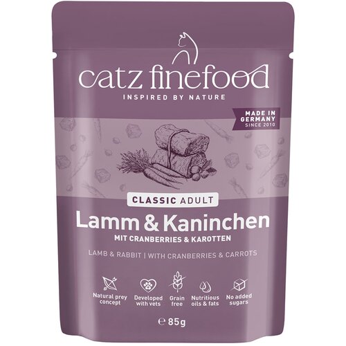  Ekonomično pakiranje catz finefood 64 x 85 g - Jajetina i kunić Cijene