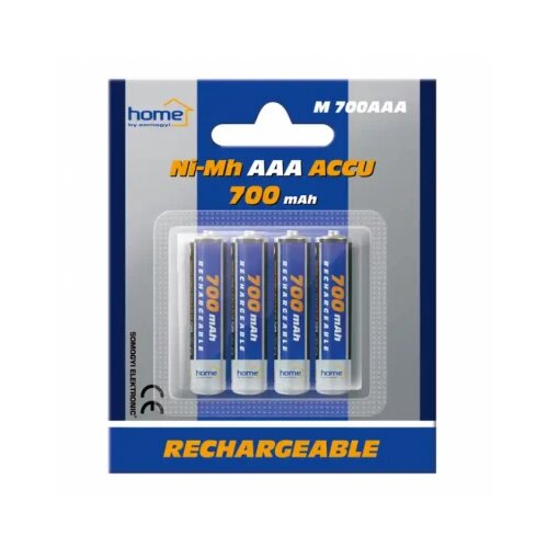 Home Baterija punjiva AAA, 700mAh, blister 4 kom - M 700AAA Cene