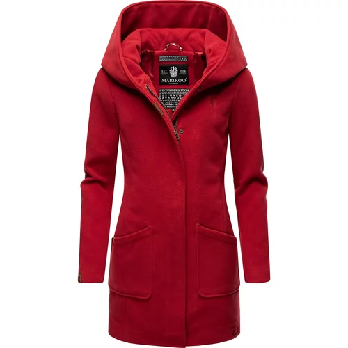 Marikoo Zimski kaput 'Maikoo' smeđa / rubin crvena