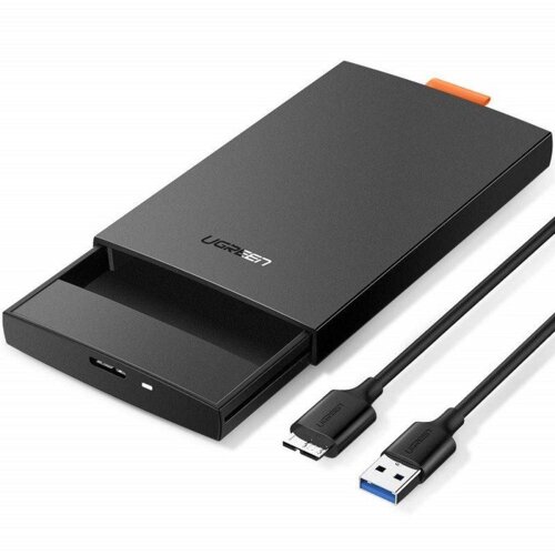 Ugreen 60353 &scaron;katla za disk za shranjevanje podatkov HDD/SDD ohi&scaron;je Črno 2.5" Cene