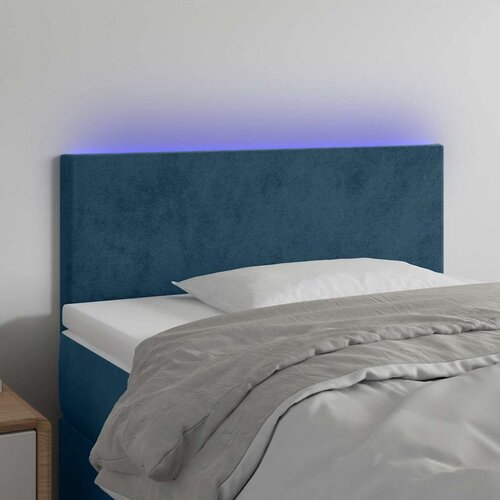  LED uzglavlje tamnoplavo 90x5x78/88 cm bar&scaron;unasto Cijene