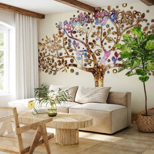  Foto tapeta - Golden Tree 196x140 Samoljepljiva Cene