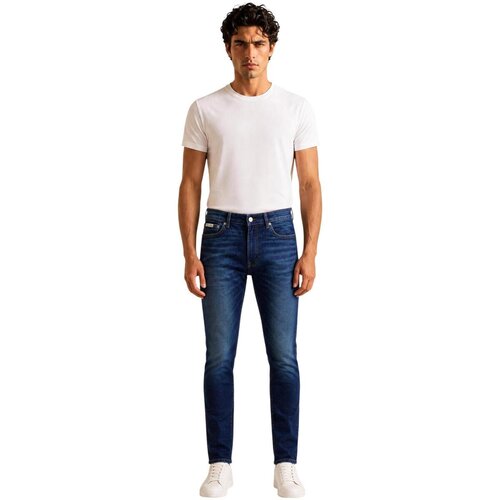 Calvin Klein Jeans Jeans skinny LV04RH754G Modra Cene