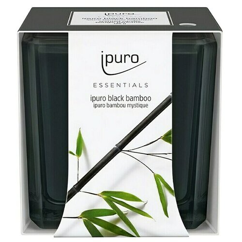 IPURO Essentials Dišeča sveča v kozarcu Black Bamboo (125 g) Cene