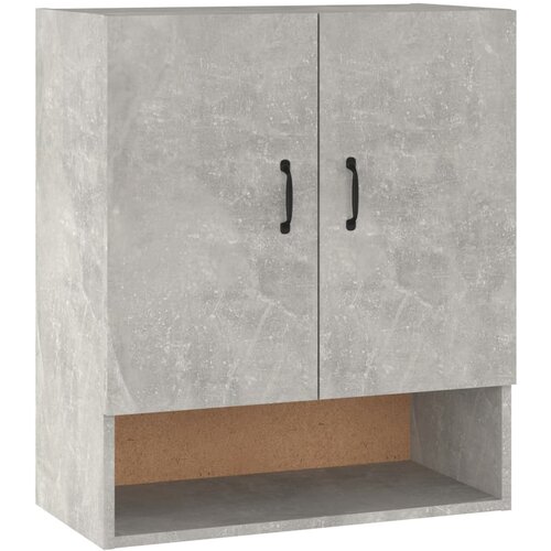 Maison Chic Stenska omarica - Zidna omarica betonsko siva 60x31x70 cm inženirski les iu1075, (22062715) Slike