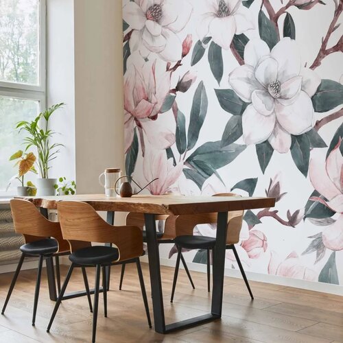  Foto tapeta - Watercolor Magnolias - Second Variant 400x280 Slike