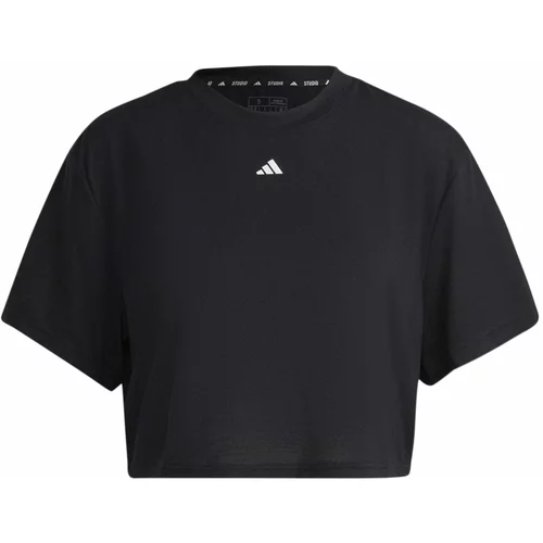 Adidas Tehnička sportska majica 'Studio' crna / bijela