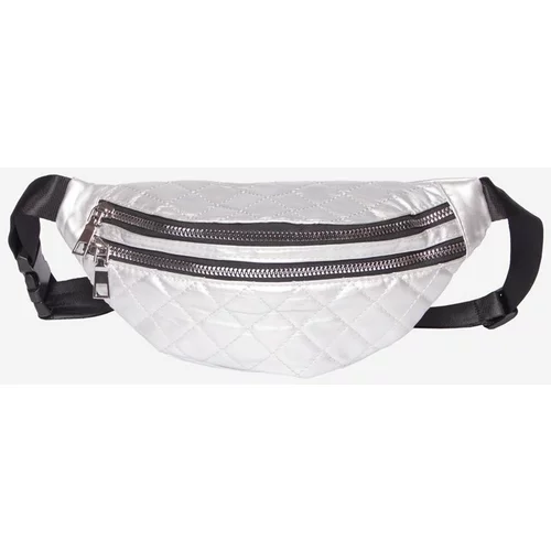 Shelvt Women's Silver Waist Bag