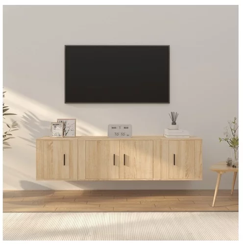  Komplet TV omaric 3-delni sonoma hrast inženirski les