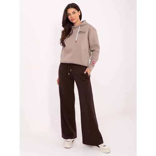 RELEVANCE Sweatpants-RV-DR-A590.08-dark brown Slike