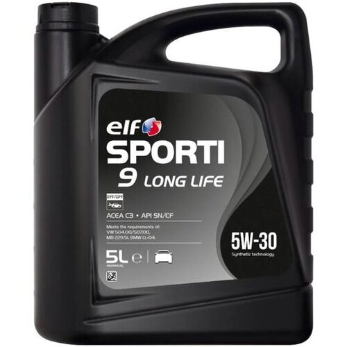 Total ELF motorno olje Sporti 9 Long Life 5W-30 C3, 5L Cene
