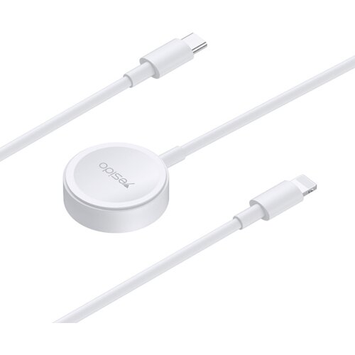 Yesido CA113 induktivni punjač za Apple Watch pametni sat s Type-C na Lightning kabelom -bijele boje Cijene