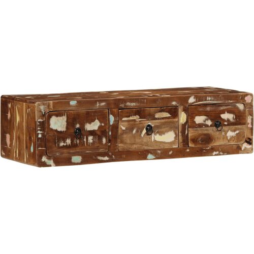 VidaXL Zidni TV ormarić 100x32x25 cm Obrađeno puno drvo Slike