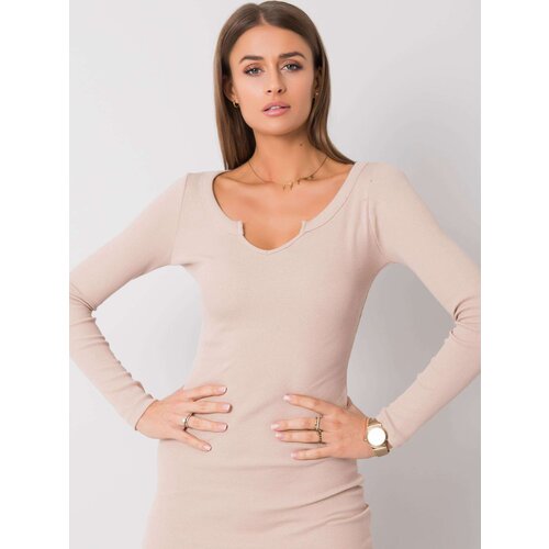 RUE PARIS Dress-RV-SK-6053.16X-beige Slike
