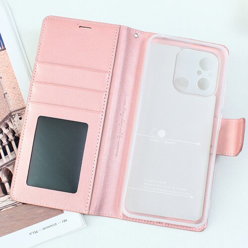  Maska za Xiaomi Redmi 12C na preklop Hanman Mill roze Cene
