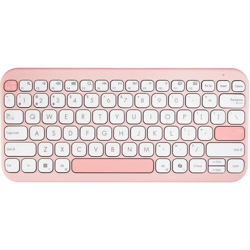 Asus KW100 marshmallow wireless tastatura pk (pink) Slike
