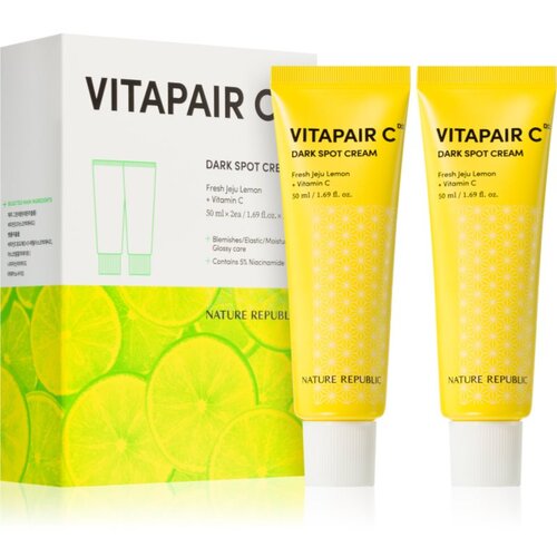 NATURE REPUBLIC Vitapair C Dark Spot Cream posvjetljujuća gel krema za lice s hiperpigmentacijom 2x50 ml Cijene