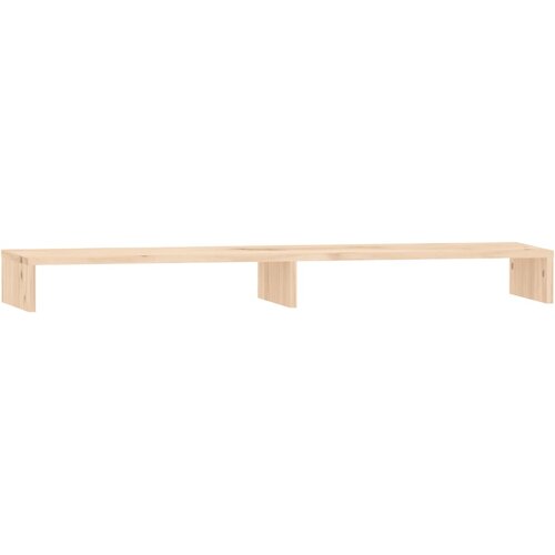  Stalak za monitor 100x27x10 cm od masivne borovine Slike