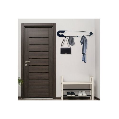 Wallxpert metalna zidna kuka crna boja devran Slike