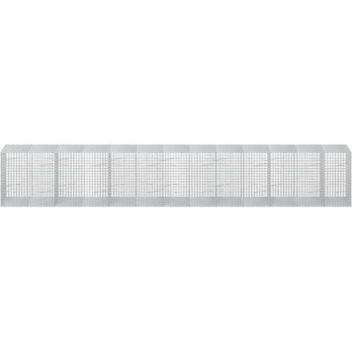  Gabion s 5 mm žicom i mrežom 5x5 cm 650x100x100 cm Slike