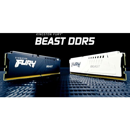 Kingston DDR5 32GB (2x16GB) 5600MHz CL36 DIMM [FURY Beast] White EXPO KF556C36BWEK2-32 Cene