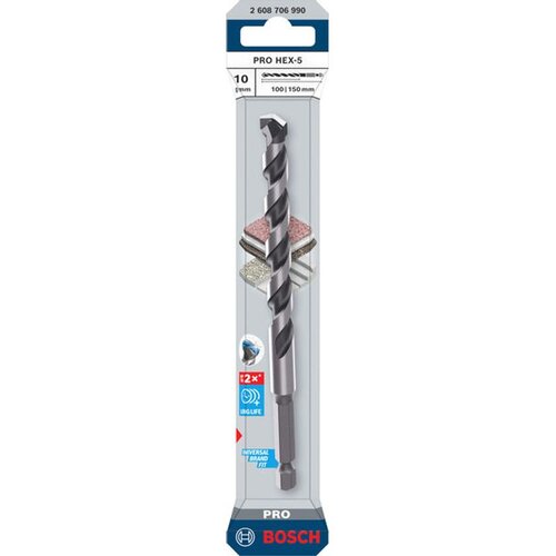 Bosch professional Svrdlo PRO HEX-5, 10 x 100 x 150 mm Slike