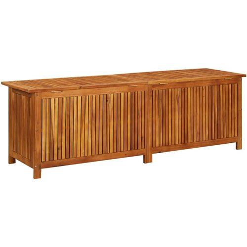 VidaXL Vrtna kutija za pohranu 175 x 50 x 58 cm masivno bagremovo drvo Slike
