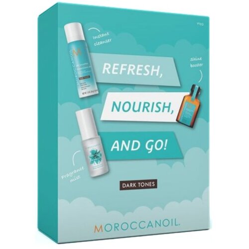 Moroccanoil set Refresh, Nourish & Go set DARK Cene