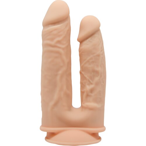 SilexD Model 1 Double Penetration Premium Silicone Dual Density Dildo 7" 8" Flesh Cene
