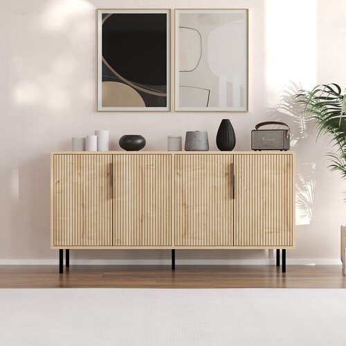 Hanah home konzolni sto Clara, 150x75x36 cm, Boje hrasta Slike