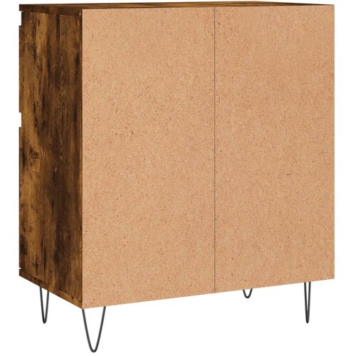  Komoda boja dimljenog hrasta 60 x 35 x 70 cm konstruirano drvo Slike
