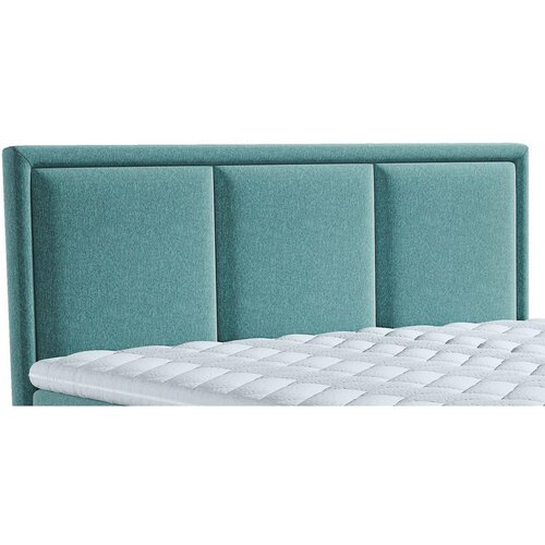 MID.YOU POSTELJA BOXSPRING 180 cm x 200 cm , tekstil turkizna Slike