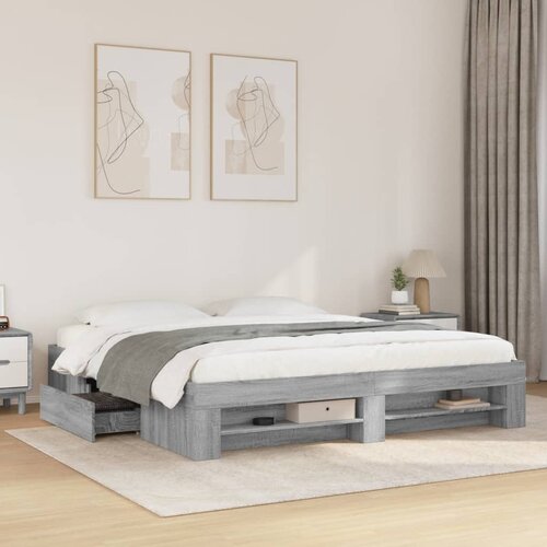 Furnova Posteljni okvir brez vzmetnice 180x200 cm inženirski les, (21934924) Slike