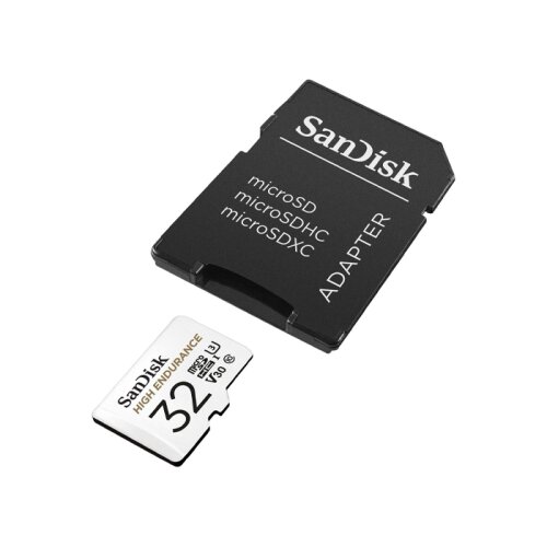 San Disk High Endurance video microSDHC 32GB + SD Adapter Full HD / 4K video, do 100/40 MB/s C10, U3, Cene
