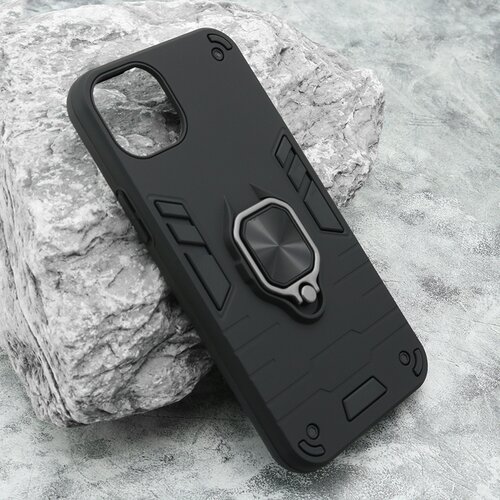  Maska za telefon Square Ring za iPhone 15 Plus 6.7" crna Cene