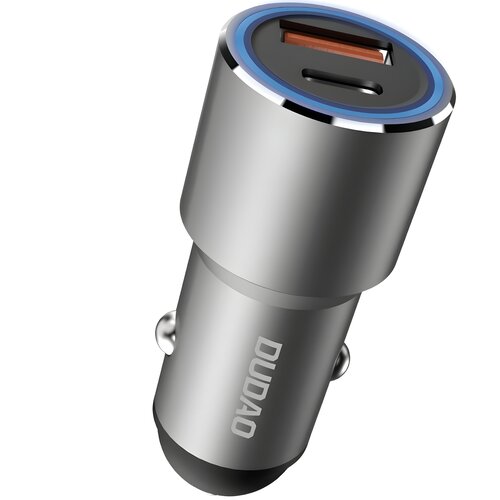 Dudao Adapter za auto R4PQ 22,5W USB - A / USB - C PD / QC 3.0 - Siva Cijene
