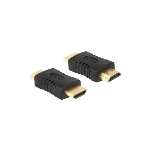 Delock HDMI adapter [1x HDMI utikač 1x HDMI utikač] crna pozlaćeni utični kontakti Cijene
